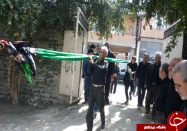 آیین سنتی علم گردش مصادف با هفتمین روز ماه محرم در استان گلستان