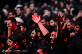 مراسم عزاداری اباعبدالله الحسین (ع) در هیئت فاطمیون قم