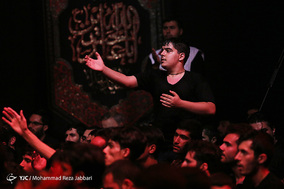 مراسم عزاداری اباعبدالله الحسین (ع) در هیئت فاطمیون قم