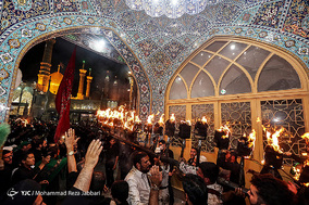 آئین سنتی مشعل گردانی در قم