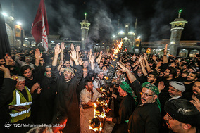 آئین سنتی مشعل گردانی در قم