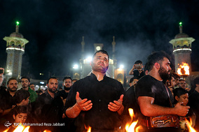 آئین سنتی مشعل گردانی در قم