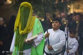 شبه کاروان ورود به کربلا هیئت حسینی شهر نوش آباد