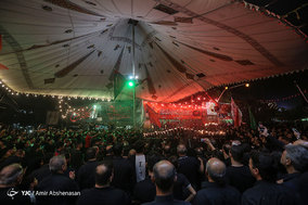 آیین مشعل گردانی در دولت آباد تهران