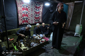 آیین مشعل گردانی در دولت آباد تهران