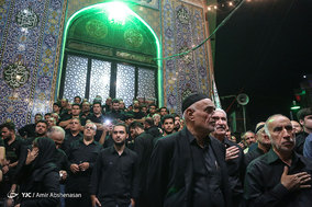 آیین مشعل گردانی در دولت آباد تهران
