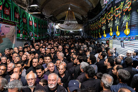 عزاداری ظهر تاسوعا در بازار تهران