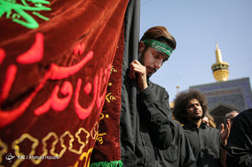 عزاداری تاسوعای حسینی در حرم مطهر امام رضا (ع)