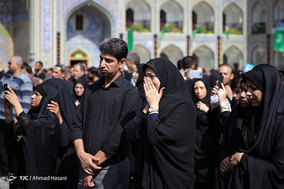 عزاداری تاسوعای حسینی در حرم مطهر امام رضا (ع)