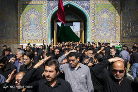 عزاداری تاسوعای حسینی در حرم مطهر امام رضا (ع)