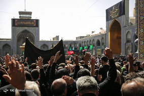 عزاداری تاسوعای حسینی در حرم مطهر امام رضا (ع)