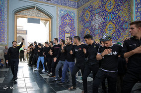 عزاداری تاسوعای حسینی در حرم مطهر امام رضا (ع)