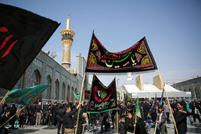 عزاداری تاسوعای حسینی در حرم مطهر امام رضا (ع)