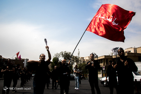 عزاداری ظهر تاسوعا در منطقه نظام آباد تهران