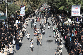 عزاداری ظهر عاشورا در کرمانشاه