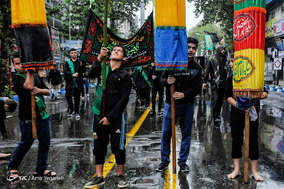 عزاداری ظهر عاشورا در بندرانزلی