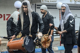 عزاداری ظهر عاشورا در بندرانزلی