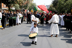 آیین خیمه سوزان ظهر عاشورا در شیراز