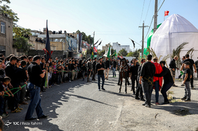خیمه سوزان ظهر عاشورا در کرمانشاه