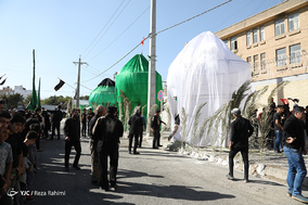 خیمه سوزان ظهر عاشورا در کرمانشاه