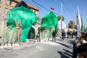 خیمه سوزان ظهر عاشورا در کرمانشاه