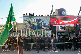 خیمه سوزان ظهر عاشورا در کرمانشاه