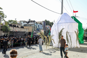 خیمه سوزان ظهر عاشورا در کرمانشاه