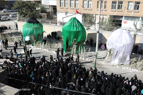 خیمه سوزان ظهر عاشورا در کرمانشاه
