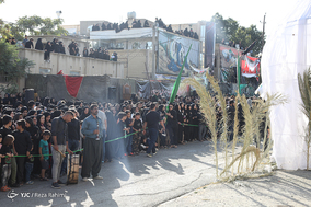 خیمه سوزان ظهر عاشورا در کرمانشاه