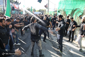 خیمه سوزان ظهر عاشورا در کرمانشاه