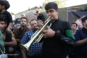 خیمه سوزان ظهر عاشورا در کرمانشاه
