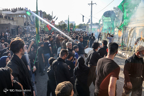 خیمه سوزان ظهر عاشورا در کرمانشاه