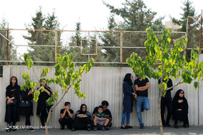 آیین خیمه سوزان در ولنجک تهران