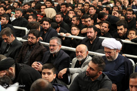 مراسم عزاداری شام غریبان با حضور مقام معظم رهبری