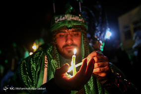 دسته ی عزاداری سقاها در شام غریبان - قم