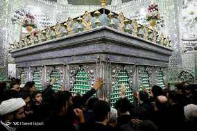 عزاداری ظهر عاشورا در حرم حضرت عبدالعظیم(ع)