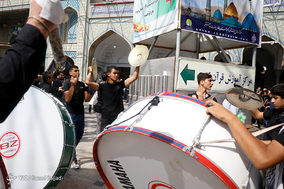 عزاداری ظهر عاشورا در حرم حضرت عبدالعظیم(ع)
