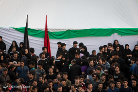 آیین خیمه سوزان در میدان امام حسین(ع)