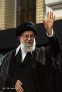 آخرین شب مراسم عزاداری امام حسین(ع) با حضور رهبر معظم انقلاب