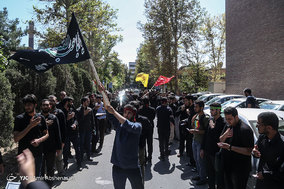 دسته عزاداری دانشجویان دانشگاه شریف همزمان با آغاز سال تحصیلی