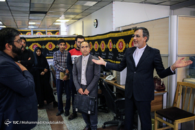 بازدید حسین جابری‌ انصاری از باشگاه خبرنگاران جوان
