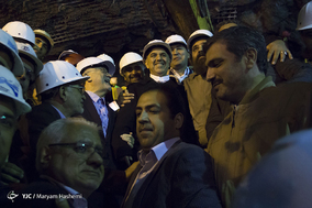 مراسم اتمام عملیات حفاری تونل شرقی البرز