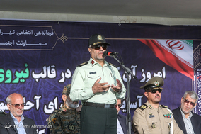 مراسم صبحگاه مشترک نیروی انتظامی تهران بزرگ