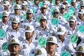 مراسم صبحگاه مشترک نیروی انتظامی تهران بزرگ