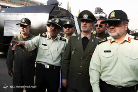 رونمایی از بالگرد،پهپاد و تجهیزات نظامی ناجا