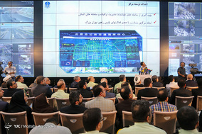افتتاح مانیتورینگ ترافیک پلیس راهنمایی و رانندگی تهران بزرگ