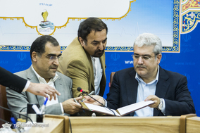 آیین تفاهمنامه همکاری مشترک معاونت علمی و فناوری رسایت جمهوری و وزارت بهداشت، درمان و آموزش پزشکی
