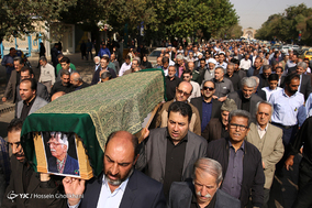 مراسم تشییع پیکر سید محمد دبیرسیاقی