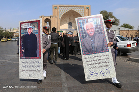 مراسم تشییع پیکر سید محمد دبیرسیاقی