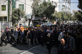 مراسم تشییع پیکر والده برادران اسماعیلی